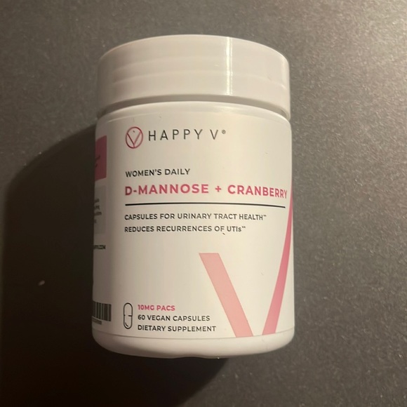 Happy V D-MANNOSE + CRANBERRY 60 vegan capsules - Picture 1 of 4